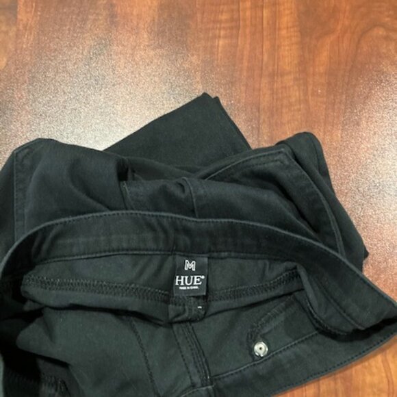 Hue - Black Demin Look leggings - Size Medium - Picture 2 of 3